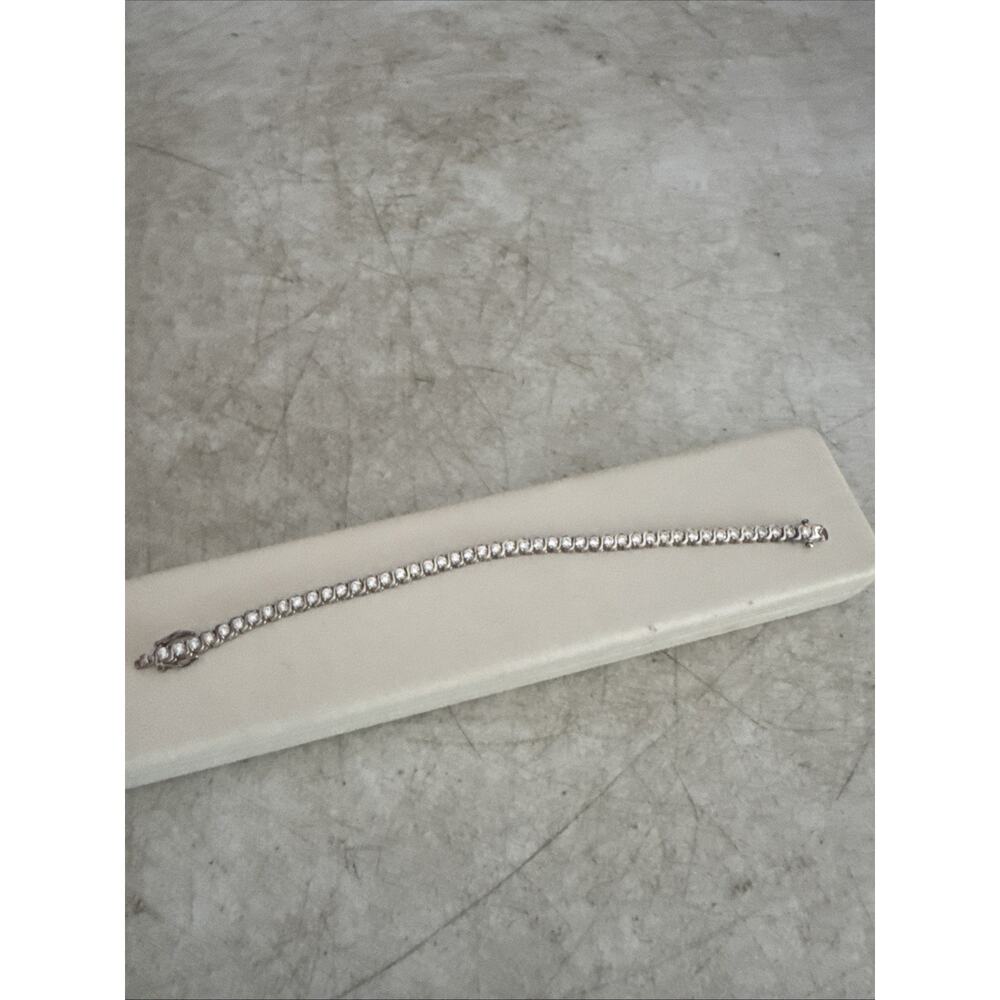 SU 925 White tennis bracelet CZCH Great Shape